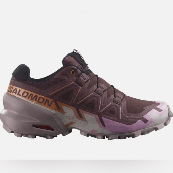 Salomon Shoes - Salomon Speedcross 6W Trail Running Shoes 475818 Womens 8 NIB Mauve Grape Papaya